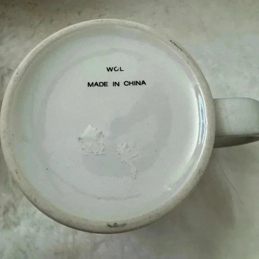 Vintage Goose Geese Ducks NIB Christmas Wreath Coffee Mug 90’s Cottagecore - Picture 7 of 10